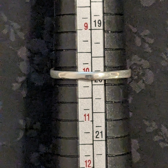 🆕 Unique 925 Sterling Silver Ring Genuine Garnet Ring Size 10 Solid Sterling - Picture 8 of 8